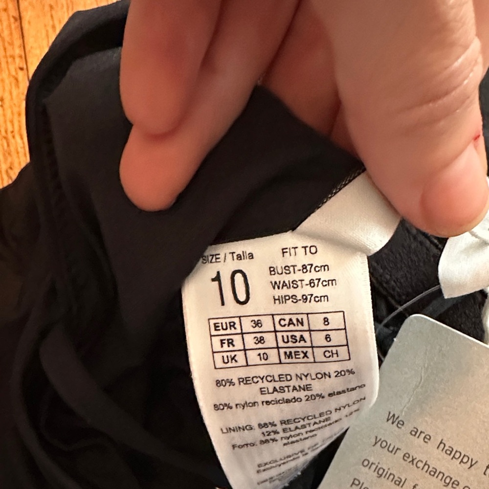NWT - Seafolly Collective Black One Piece - Picture 4 of 8